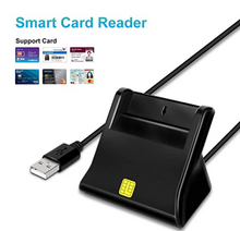 Load image into Gallery viewer, LANMU CAC Smart Card Reader,DOD Military USB Common Access CAC Card Reader Writer | ID Card/IC Bank Card Reader